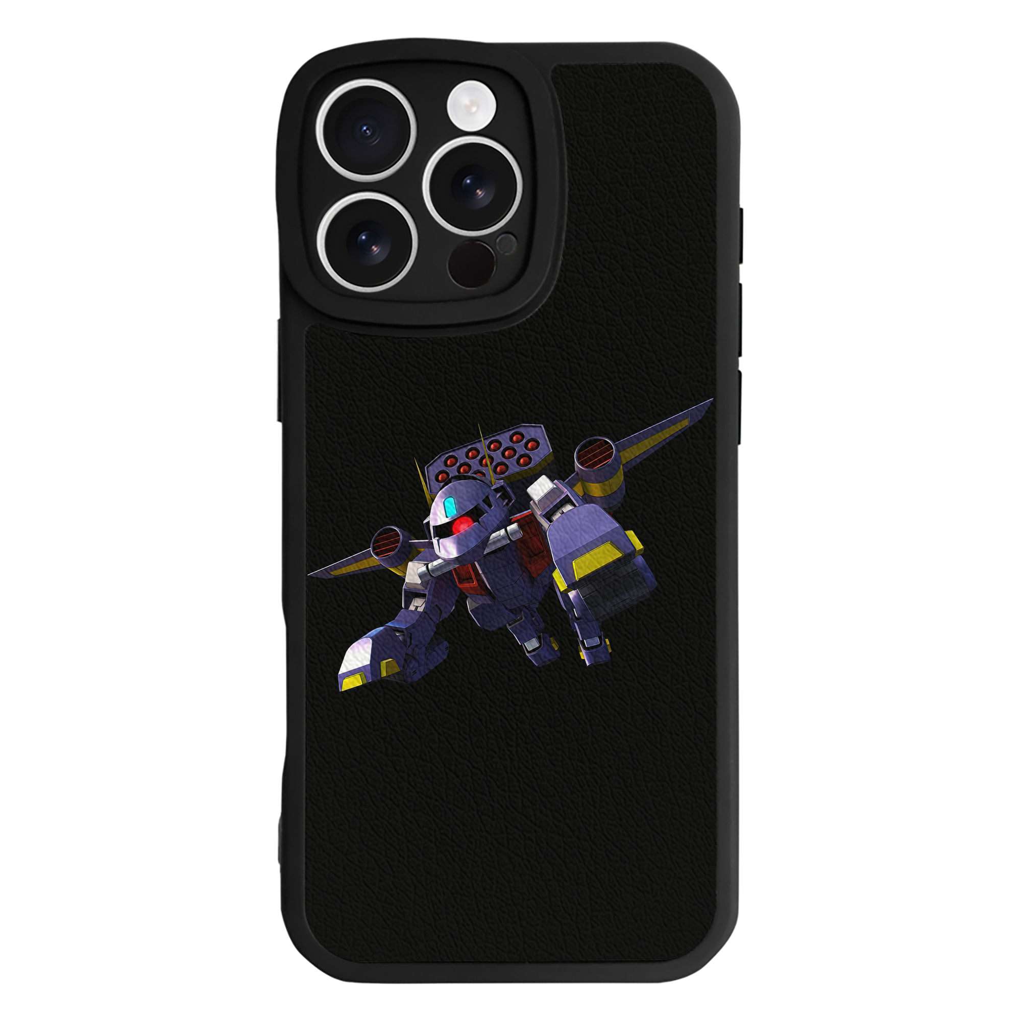 （画像用） 機動戦士ガンダム Mobile Suit Gundam 【iPhone 16シリーズ対応】シリコンスマホケース（レザー調） 材質：シリコン